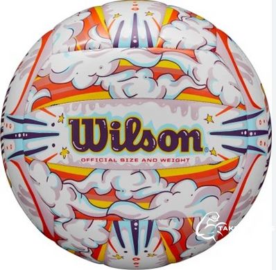 Мяч волейбольный Wilson GRAFFITI PEACE VB White/Orange OF