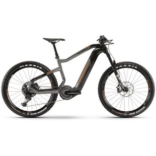 Электровелосипед HAIBIKE XDURO AllTrail 6.0 Carbon FLYON i630Wh 12 s. GX Eagle 27.5", рама XS, серо-черно-коричневый, 2020