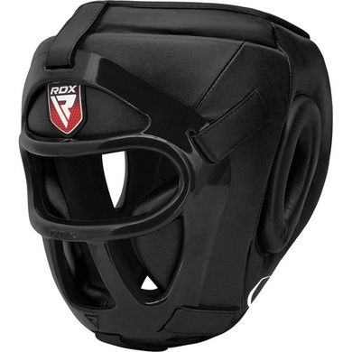 Боксерський шолом тренувальний RDX Guard Black L