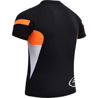 Рашгард із коротким рукавом RDX Lycra Orange XL