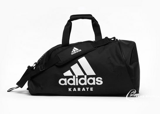 Сумка-рюкзак (2 в 1) с белым логотипом Karate | черный | ADIDAS ADIACC052K