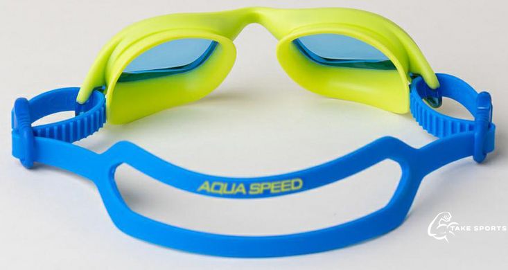 Окуляри для плавання Aqua Speed TORRENT 61456 жовтий, блакитний Уні OFSM