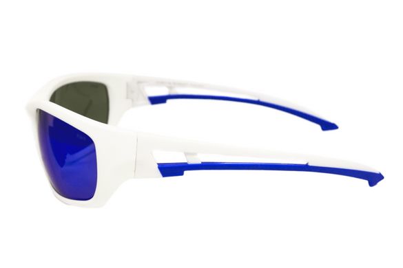 Защитные очки с поляризацией BluWater Seaside White Polarized (G-Tech™ blue), синие зеркальные