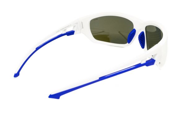 Защитные очки с поляризацией BluWater Seaside White Polarized (G-Tech™ blue), синие зеркальные