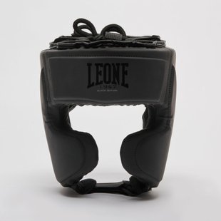 Боксерський шолом Leone Mono Black M