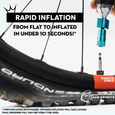 Насос Peaty's Holeshot CO2 Tyre Inflator, MTB 25g, Violet