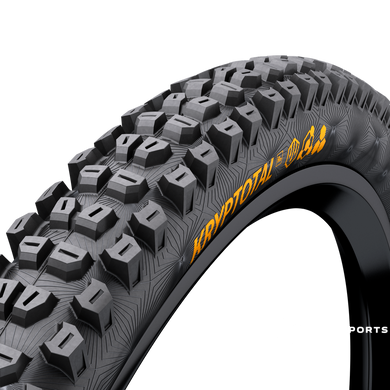 Покрышка бескамерная Continental Kryptotal-R Downhill 27.5 x 2.40 Soft черная, складная skin