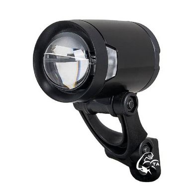 Фара передня HERRMANS LED Pro eBike, 100Lux, 6/12V, чорний