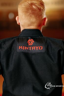 Кімоно чорне для джиу-джитсу KINTAYO 450 гр/м²