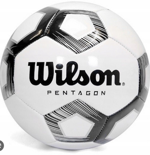 Мяч футбольный Wilson Pentagon white/black size 5