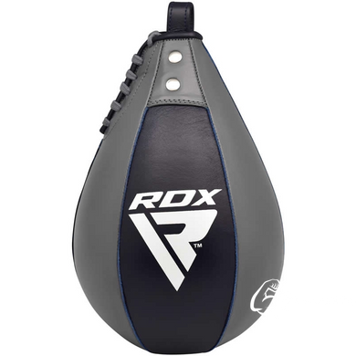 Пневмогруша боксерська RDX Leather Pro Blue M без кріплення