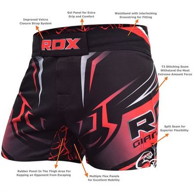 Шорти MMA RDX R8 Red L