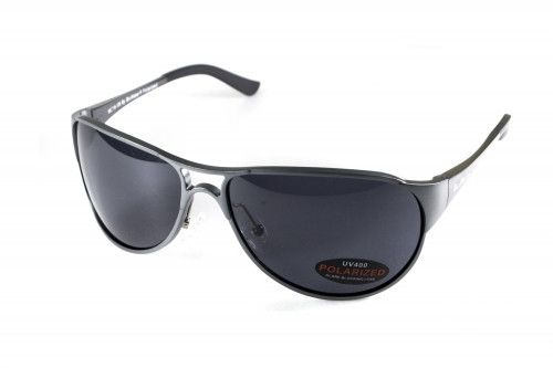 Очки поляризационные BluWater Alumination-3 Gun Metal Polarized (gray) серые