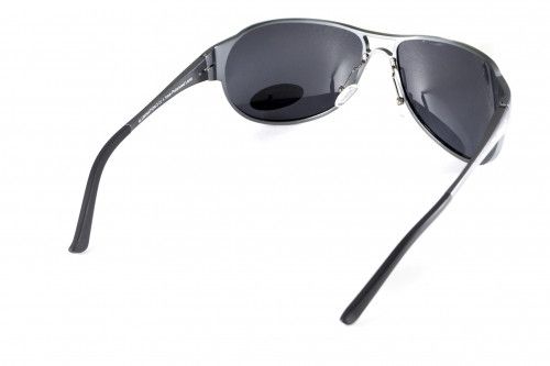 Очки поляризационные BluWater Alumination-3 Gun Metal Polarized (gray) серые