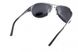 Окуляри поляризаційні BluWater Alumination-3 Gun Metal Polarized (gray) чорні в темній оправі