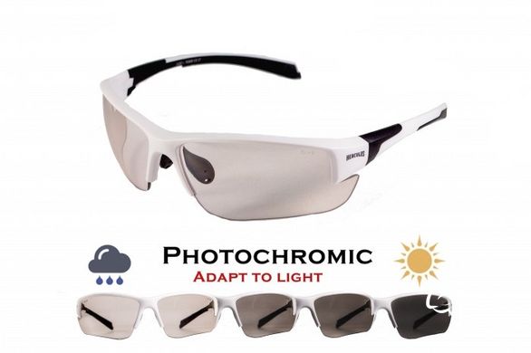 Очки защитные фотохромные Global Vision Hercules-7 White Photochr. (clear) прозрачные фотохромные