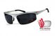 Окуляри поляризаційні BluWater Alumination-5 Silver Polarized (gray) чорні в сріблястій оправі