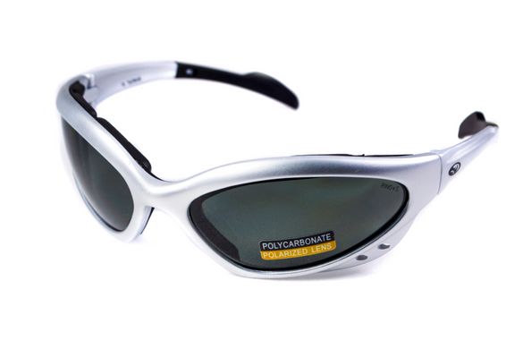 Захисні окуляри з поляризацією Black Rhino Rhinolidz Polarized (gray), сірі