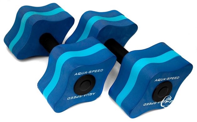 Гантелі для аквафітнесу Aqua Speed ​​AQUAFITNESS Dumbells 5647 синій Уні 11x15x8см