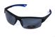 Очки поляризационные BluWater Daytona-1 Polarized (gray) серые в черно-синей оправе