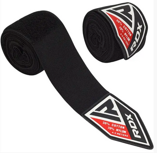 Бинти для боксу RDX WX Professional Boxing Hand Wraps Black (4.5м.)