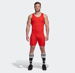 Костюм для тяжелой атлетики PowerLiftSuit | красный | ADIDAS CW5647