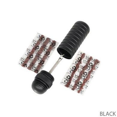 Ремкомплект для безкамерки Peaty's Holeshot Tubeless Puncture Plugger Kit, Black