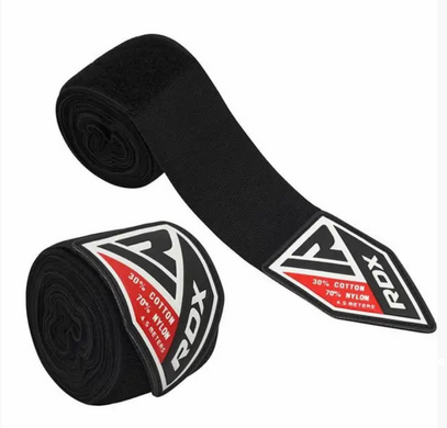 Бинты для бокса RDX WX Professional Boxing Hand Wraps Black (4.5м.)