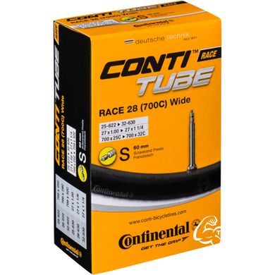 Камера Continental Race Tube Wide 28" S60 RE , 25-622 -> 32-630, 125 г