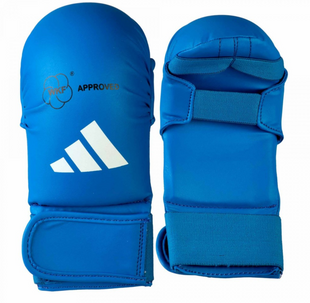 Перчатки для карате с лицензией WKF | синий S | ADIDAS 661.22