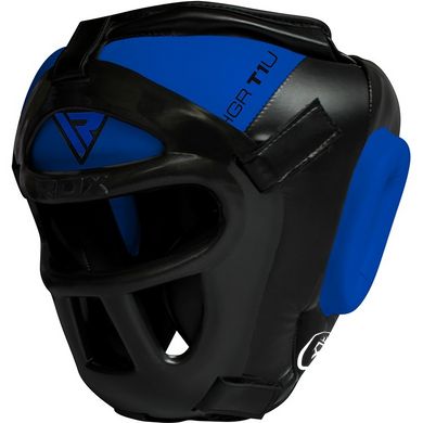 Боксерський шолом тренувальний RDX Guard Blue XL