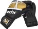 Боксерские перчатки RDX F7 Ego Black Golden 12 унций (капа в комплекте)