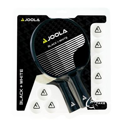 Набор для настольного тенниса Joola Black White 2 Bats 8 Balls (54817)