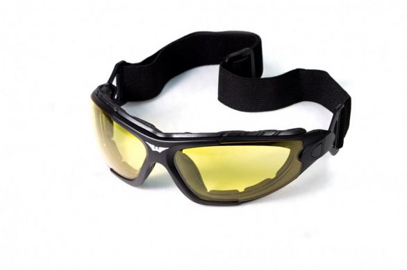 Очки защитные фотохромные Global Vision Shorty Photochromic (yellow) Anti-Fog, желтые фотохромные