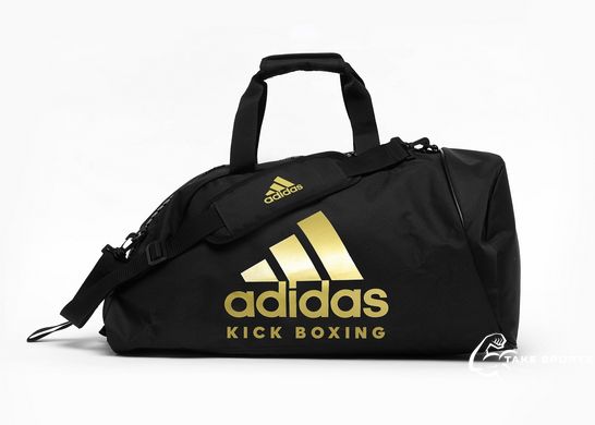 Сумка-рюкзак (2 в 1) с золотым логотипом KickBoxing | черный | ADIDAS ADIACC052KB