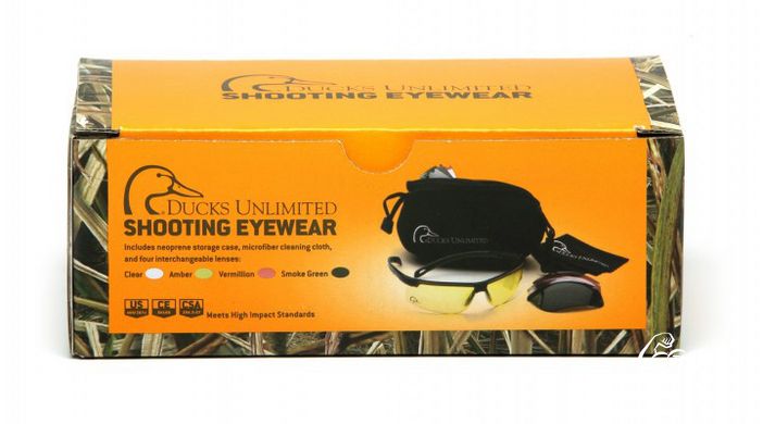 Очки защитные со сменными линзами Ducks Unlimited Ducab-2 shooting KIT Anti-Fog, сменные линзы