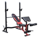 Скамья для жима York Fitness Delta Pro 2000 с стойкой для штанги и партой Скотта