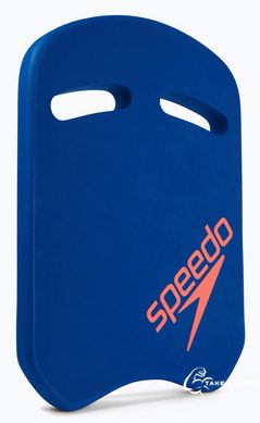 Доска для плавания Speedo KICK BOARD AU синий, оранжевый 28x43x3,5 см