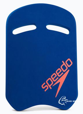 Доска для плавания Speedo KICK BOARD AU синий, оранжевый 28x43x3,5 см