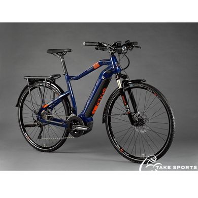 Електровелосипед Haibike SDURO Trekking 5.0 men i500Wh 20 s. XT 28", рама XL, синьо-оранжево-сірий, 2020