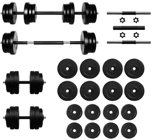 Гантели с функцией штанги 2в1 на 32 кг. RN-Sport купить