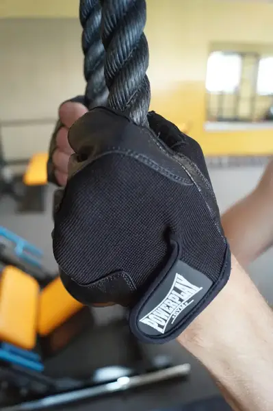 Рукавички для фітнесу PowerPlay 2154 Чорні L купити недорого в Україні, фото 8