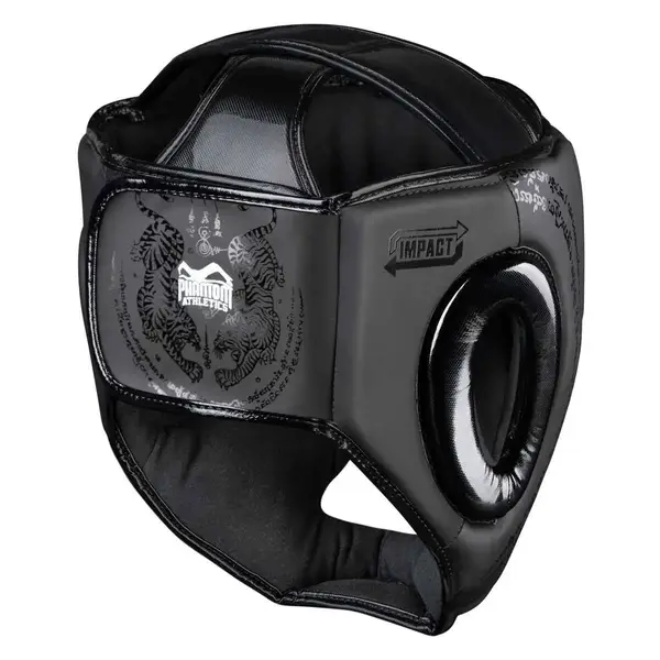 Боксерський шолом Phantom Muay Thai Full Face Black купити недорого в Україні, фото 5