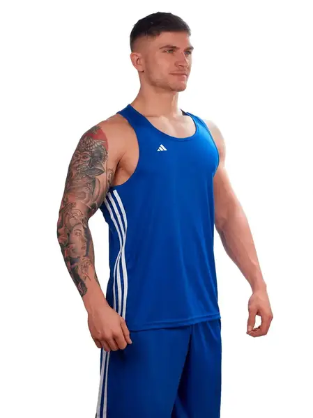 Форма для занять боксом Base Punch New шорти + майка | синя XL | ADIDAS ADIBTT02/ADIBTS02 купити