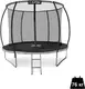 Батут OUTTEC Pumpkin с внутренней сеткой 12 футов 374 см черно-серый купить
