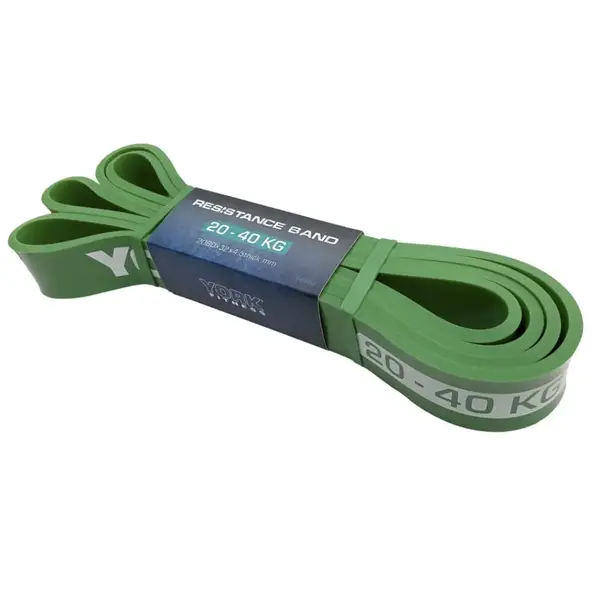 Резинка для фітнесу York 20-40кг - 2080x32x4,5 мм, зелений купити недорого в Україні, фото 4