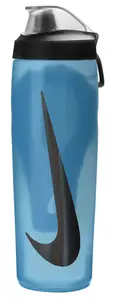 Пляшка Nike REFUEL BOTTLE LOCKING LID 24 OZ синій, чорний Уні 709 мл купити