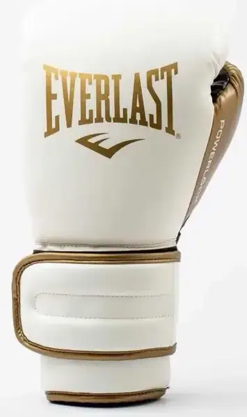 Боксерські рукавиці Everlast POWERLOCK 2R TRAINING GLOVE білий, золотий Уні 10 унцій купити