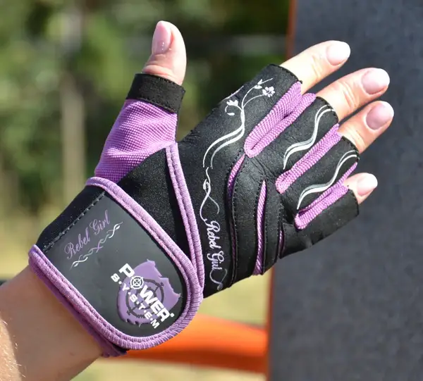 Перчатки для фитнеса Power System PS-2720 Rebel Girl женские Purple XS купить недорого в Украине, фото 4
