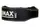 Пояс для важкої атлетики MadMax MFB-244 Sandwich шкіряний Black M